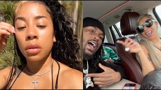 quotI Have Fight Issuesquot Keyshia Cole Chased Hunxho Ex GF Around Her Car [upl. by Anifur]