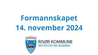 Formannskapet i Risør 14 november 2024 [upl. by Fairley]