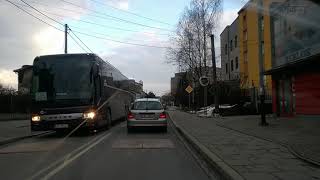 TRASA KRAKÓW GALERIA BONARKA  PLAC TARGOWY RYBITWY 18022018 [upl. by Hertberg]