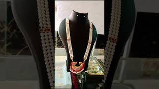 PADMAVATI JEWELLERS  MAHARASHTRIAN STYLE MOTI NECKLACE  SHORT VIDEO [upl. by Ielarol642]