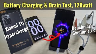 Xiaomi 11i Hypercharge Battery Charging amp Drain Test  Boost Charging Speed Benchmark Gaming etc [upl. by Ximenes]