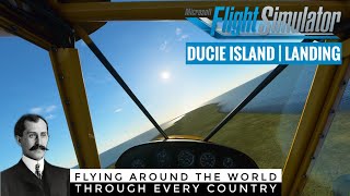 Landing on Ducie Island Pitcairn Islands  Microsoft Flight Simulator 2020 [upl. by Derrick741]