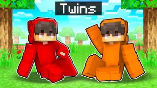 Playing Minecraft with my TWIN BROTHER [upl. by Desirea549]