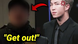 BTS RM got angry at a staff for hurting his comember Here’s what really happened [upl. by Akinimod967]