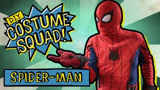 Make Your Own SpiderMan Homecoming Suit  DIY Costume Squad [upl. by Zinah573]