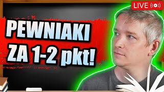 Pewniaki maturalne za 12 punkty Poziom podstawowy Matematyka live [upl. by Aihtnyc]