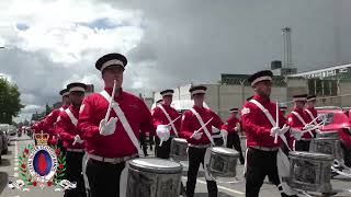 Shankill Protestant Boys FB  Trevor King Memorial Parade 060724 [upl. by Mauve168]