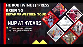 HE BOBI WINE quotPRESS BRIEFING NUP AT 4YEARS [upl. by Ileray]