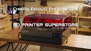 Creality Falcon2 Pro 60W Laser Cutter amp Engraver [upl. by Kcirneh]