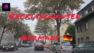 Driving Tour Recklinghausen Germany 🇩🇪 [upl. by Ahser]