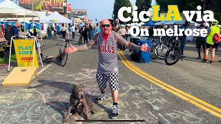 ￼CicLAvia on melrose [upl. by Sucramal]