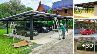 30 Carport Design Ideas Stylish Spaces For Your Automobile [upl. by Nueovas542]