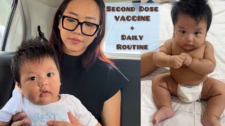 Vaccine lakna leh kan Daily Routine  BabyMarcus VLOG [upl. by Oab]