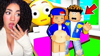 Telling My Boyfriend I’M PREGNANT…He Was SHOCKED Roblox Brookhaven RP [upl. by Yatnohs]