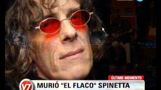 Visión Siete Murió quotEl Flacoquot Spinetta [upl. by Fidelio]