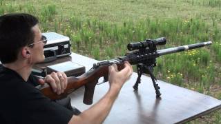 Custom Mosin Nagant Heavy Barrel Sniper Rifle [upl. by Trinidad]