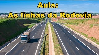 As linhas no asfalto da Rodovia rodovias linhasnoasfalto sinalizaçãodetransito [upl. by Gold]