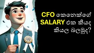 Salary of a CFO  In srilanka [upl. by Arraeic302]