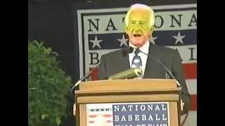 BASEBALL HALL OF FAME BOB UECKER INDUCTION SPEECH JULY 27 2003 [upl. by Aivizt251]