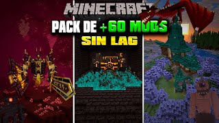 PACK de MODS MINECRAFT 1201  60 MODS SIN LAG AVENTURACOMBATEESTRUCTURAS [upl. by Enimajneb264]