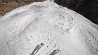 Killington April 9 2023 Spring Skiing 4K killington spring [upl. by Gonagle]