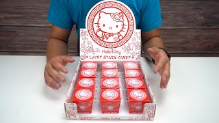 Hello kitty Lucky Stars Candy Taste Test [upl. by Joed940]