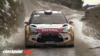 SLoeb vs SOgier WRC MONTE CARLO 2013 HD [upl. by Yecart943]