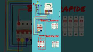 la direction de circuit electrique batimant shorts electricien shortsviral depannage electrique [upl. by Anyalram]