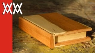 Wooden book keepsake box Valentines Day gift idea [upl. by Elvah]