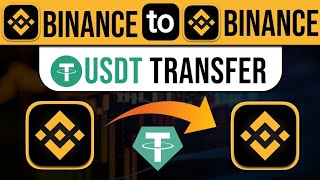 How to transfer USDT from Binance to Binance  Deposit USDT to Binance  Send USDT to Binance [upl. by Yadsendew]