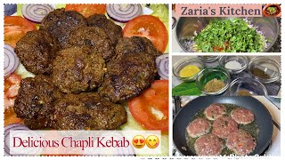 How to make delicious and crispy chappli kabab  بہت لذیذ پشاوری چپلی کباب  स्वादिष्ट चपली कबाब [upl. by Issiah993]