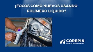 ¿Como de nuevos quedan los faros después de pulirlos aplicando Polímero Líquido [upl. by Toogood]