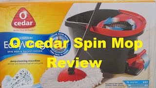 O Cedar Microfiber Easy Wring Spin Mop Review [upl. by Niai533]