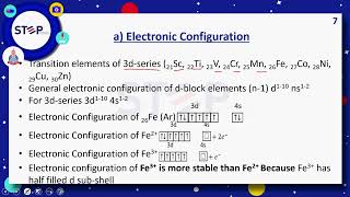 Step MDCAT  Chemistry  Transition  Lecture 02 [upl. by Dove]