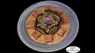 Cubes de veau rôtis fricassée de fèves et truffe dété [upl. by Neve]