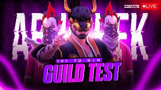 🔴FREE FIRE LIVE GUILD TEST CUSTOM ROOM  FF LIVE GUILD TEST fflive liveguildtest abhishekgamer [upl. by Durston]