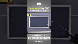 Crazy Mode Myung Woo CHO billiards 3cushion [upl. by Balliett]