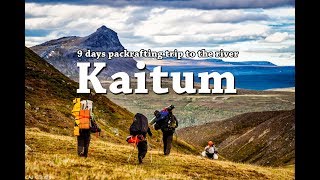 9 Days Packrafting Trip to the River Kaitum [upl. by Dreddy314]