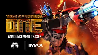 TRANSFORMERS ONE 2024 Animated Paramount Movie  Official Teaser amp Title Reveal [upl. by Ettenajna]