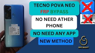 TECNO POVA NEO FRP BYPASS  TECNO LE6 GOOGLEFRP LOCK BYPASS [upl. by Eornom]