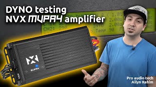 How Will it Perform on the Amp Dyno Testing the NVX MVPA4  Their new 4channel marine amplifier [upl. by Digdirb619]