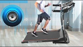 Famistar Folding Treadmill Running Machine Review Easy to use and workout [upl. by Tyika]