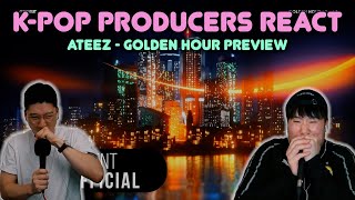 Musicians react amp review ♡ ATEEZ  Golden Hour Preview [upl. by Valoniah262]