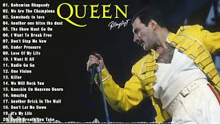 Queen Greatest Hits Full Album 2024  Top 20 Best Song Of Queen [upl. by Drusus363]