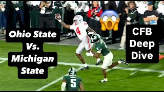 CFB Deep Dive Ohio State vs Michigan State Game Review [upl. by Urbai963]