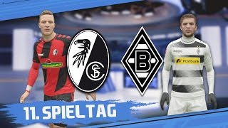 SC FREIBURG  BORUSSIA M´GLADBACH  11 Spieltag  Freitagsspiel [upl. by Dewitt419]