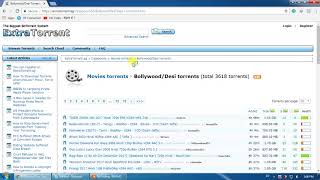 How to download movie from extratorrent ag world fasted downloader [upl. by Kempe]