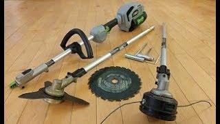 How to Attach Brush Cutter Blades to your EGO Trimmer [upl. by Ytissac]