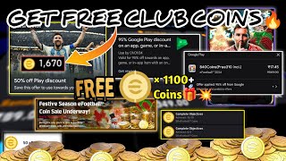 How to get free club coins in eFootball 2024 Malayalam💥  Free ആയിട്ട് 1100 Club Coins കിട്ടും🤩 AG [upl. by Neenwahs]