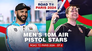 Olympic Shooting Mens 10m Air Pistol Stars  Road To Paris 2024 [upl. by Garnette945]